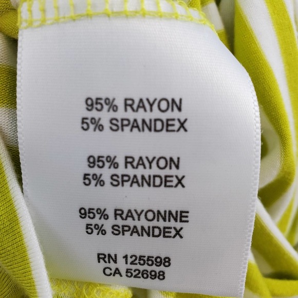 Ellen Tracy Sequin Pocket Striped Tee Sz. S - Picture 6 of 7